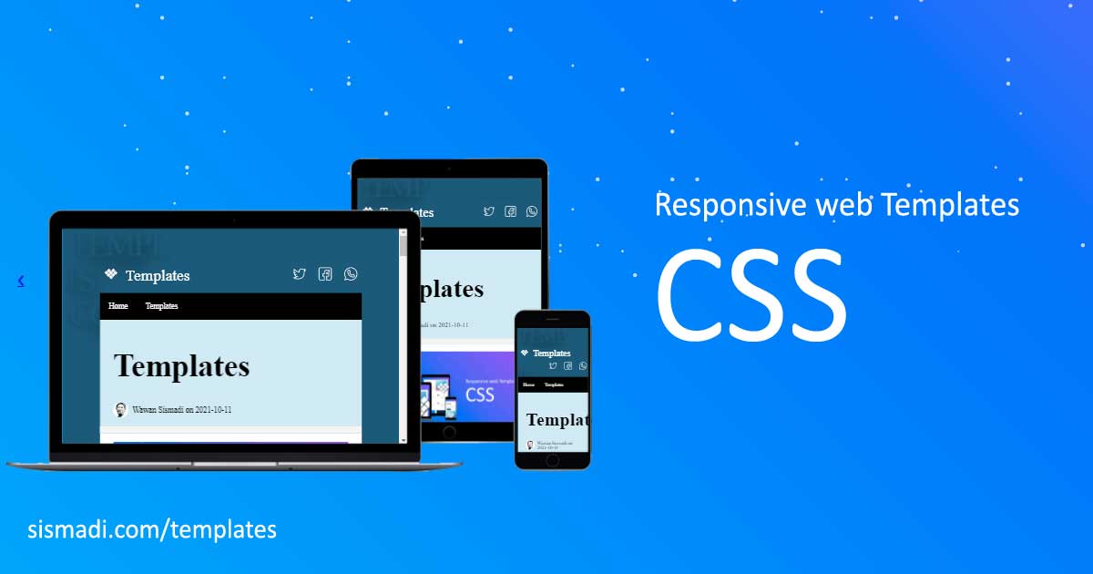 Kumpulan CSS Responsive Templates
